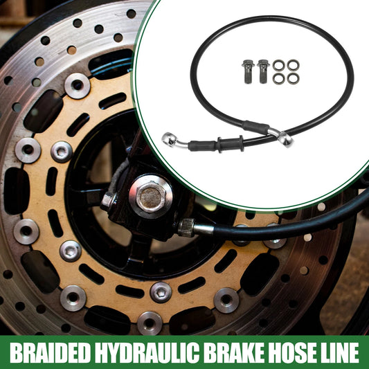 Brake Line 60cm Braided Hydraulic Brake Line Oil Hose for Motorcycle