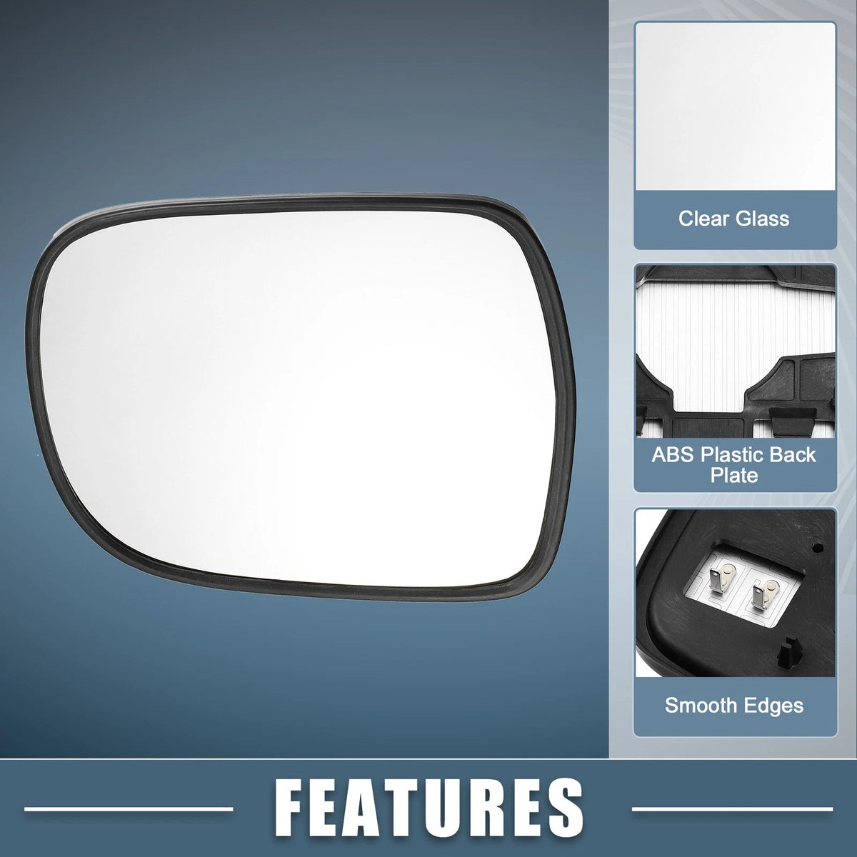 Heated Mirror Glass Right Side for Lexus RX330 RX350 RX400h (2004-2006)