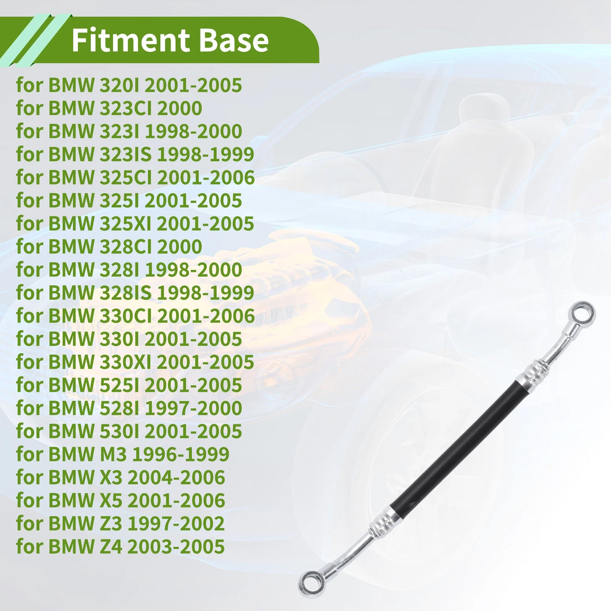 Oil Line for BMW E36 E46 E39 Z3 Z4 M50 M52 S52 Oil Supply Hose