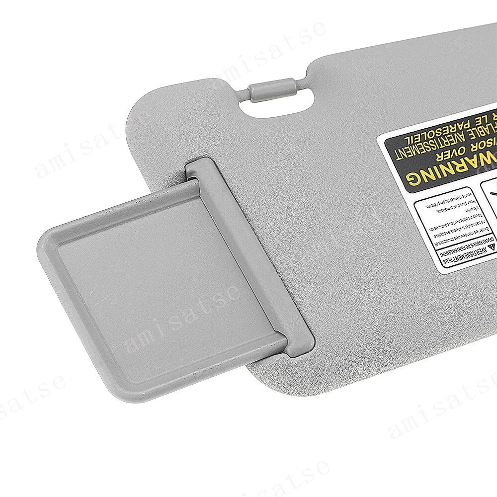 Left Gray Sun Visor for Toyota Highlander (2008-2013)