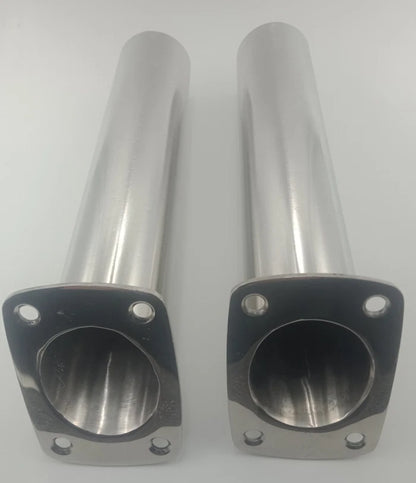 15° Fishing Rod Holder x 2 Stainless Steel Flush Mount for Various Boats
