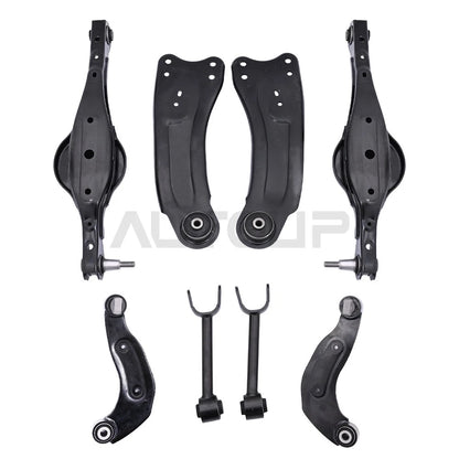 8pcs Rear Control Arms for Ford Edge & Lincoln MKX (2011–2015)