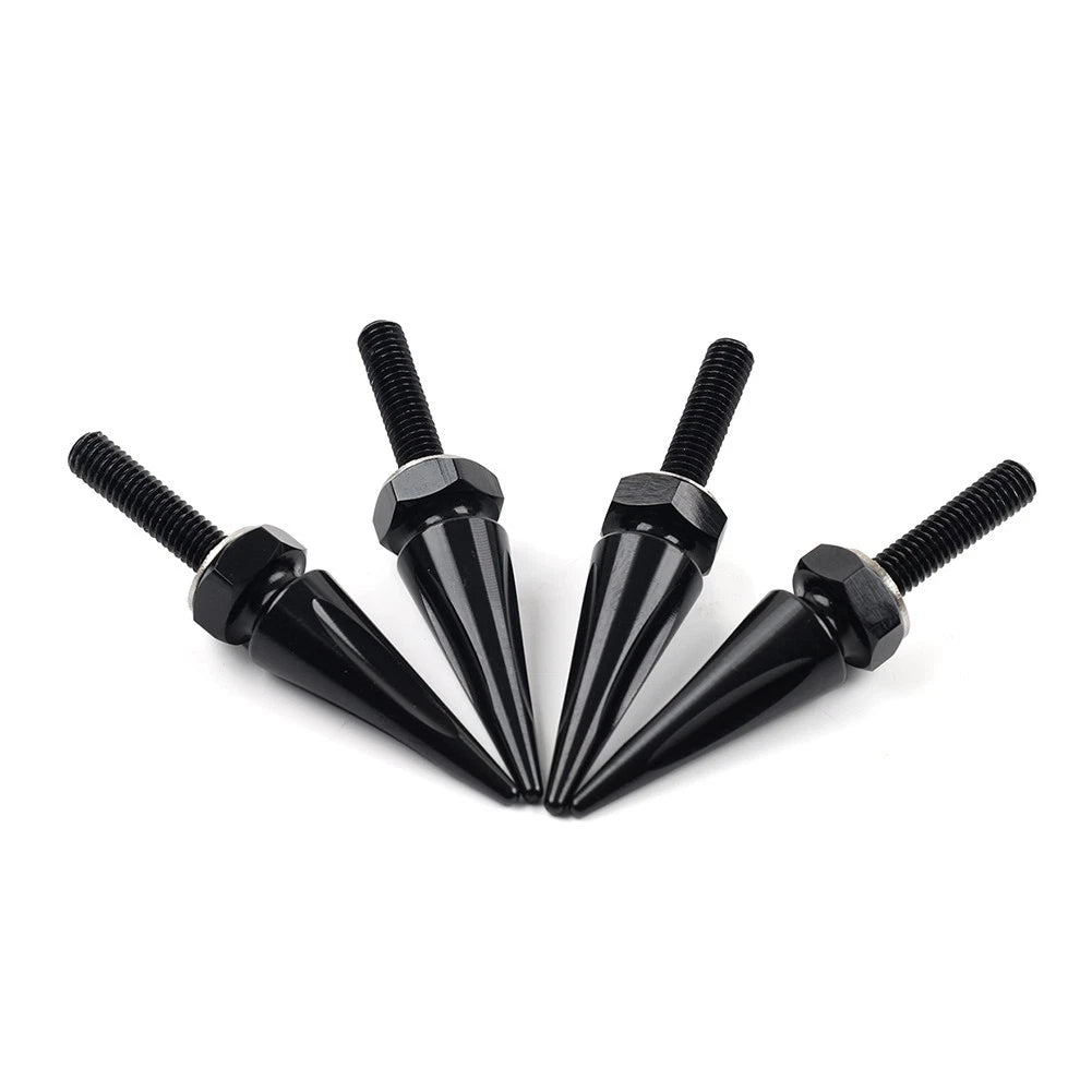 Spike Bolts for Harley Road Glide Windshield 2015-2023 Aluminum Black