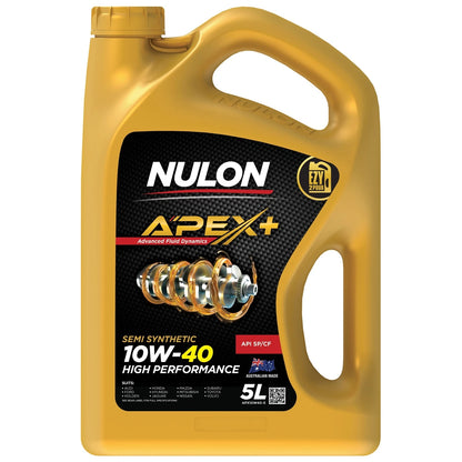 5L Nulon Apex+ 10w-40 Long Life Performance Engine Oil for Vehicle
