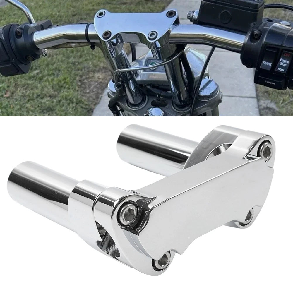 4" Risers 1" Handlebar Clamp for Harley Fat Boy Low Rider Softail (2007-2017)