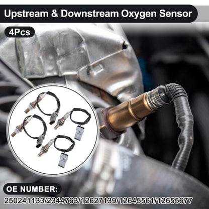 Oxygen Sensor Upstream/Downstream 4 Pcs for Chevrolet Blazer