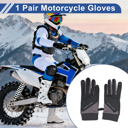 Full Finger Outdoor Fleece Women Cycling Gloves for Mountain Biking Polyester