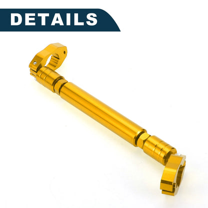 Balance Bar Adjustable Handlebars Gold Tone with Small Wrench for Motorcycle