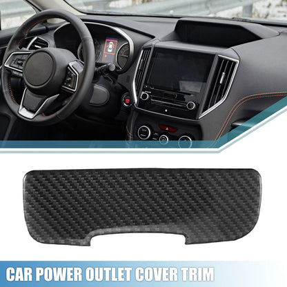 Power Outlet Cover for Chevy Corvette C5 (1998-2004) Carbon Fiber Pattern Black
