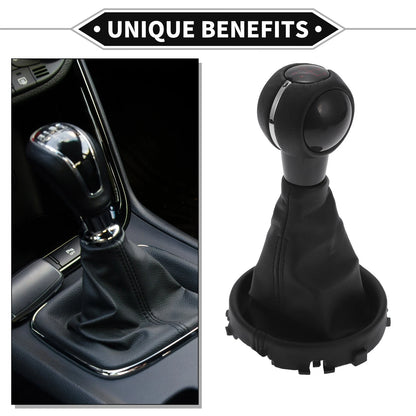 5 Speed Manual Shift Knob & Boot Cover for Mini Cooper F55 F56 (2014-2023)