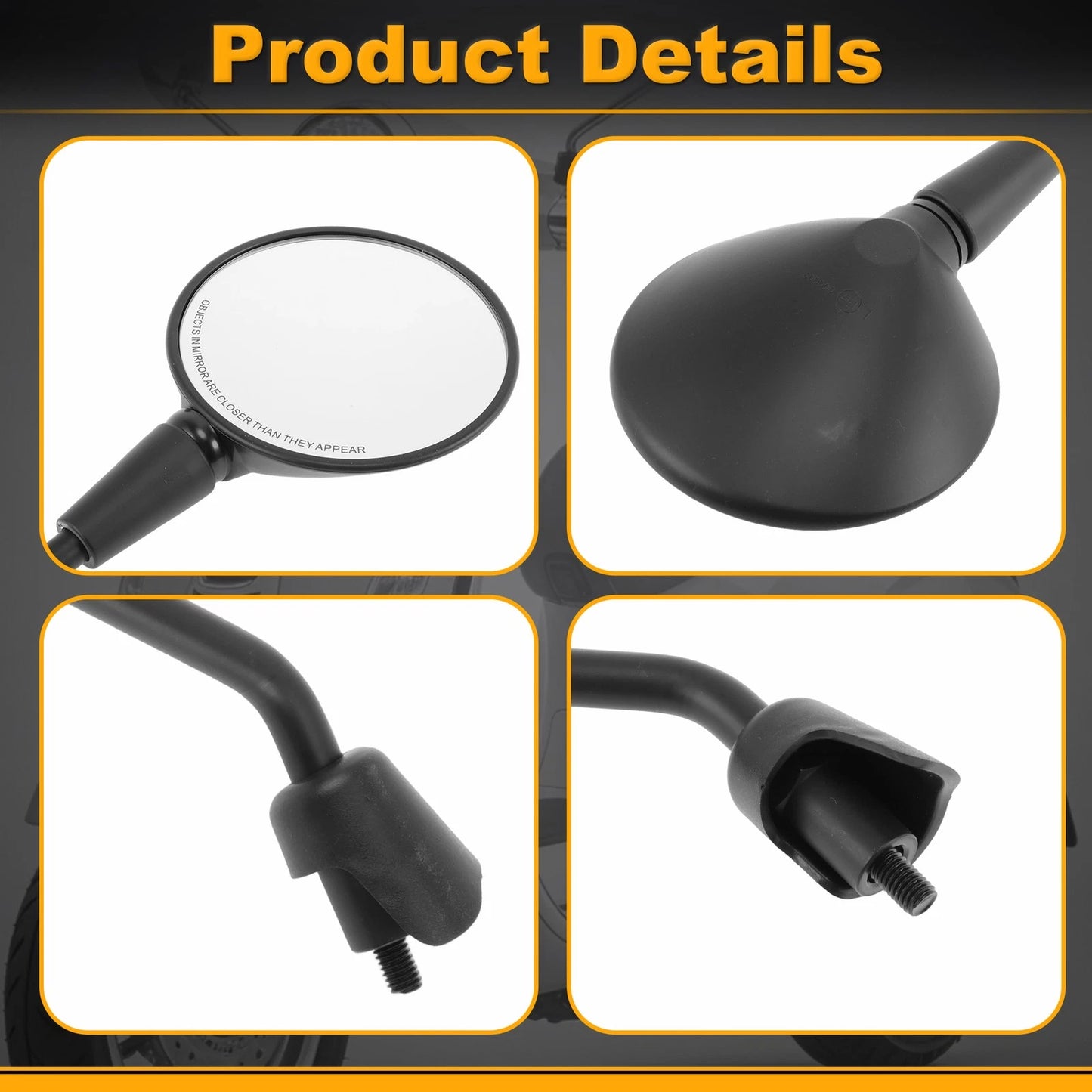 Motorcycle Rear View Mirrors for Piaggio Vespa Primavera