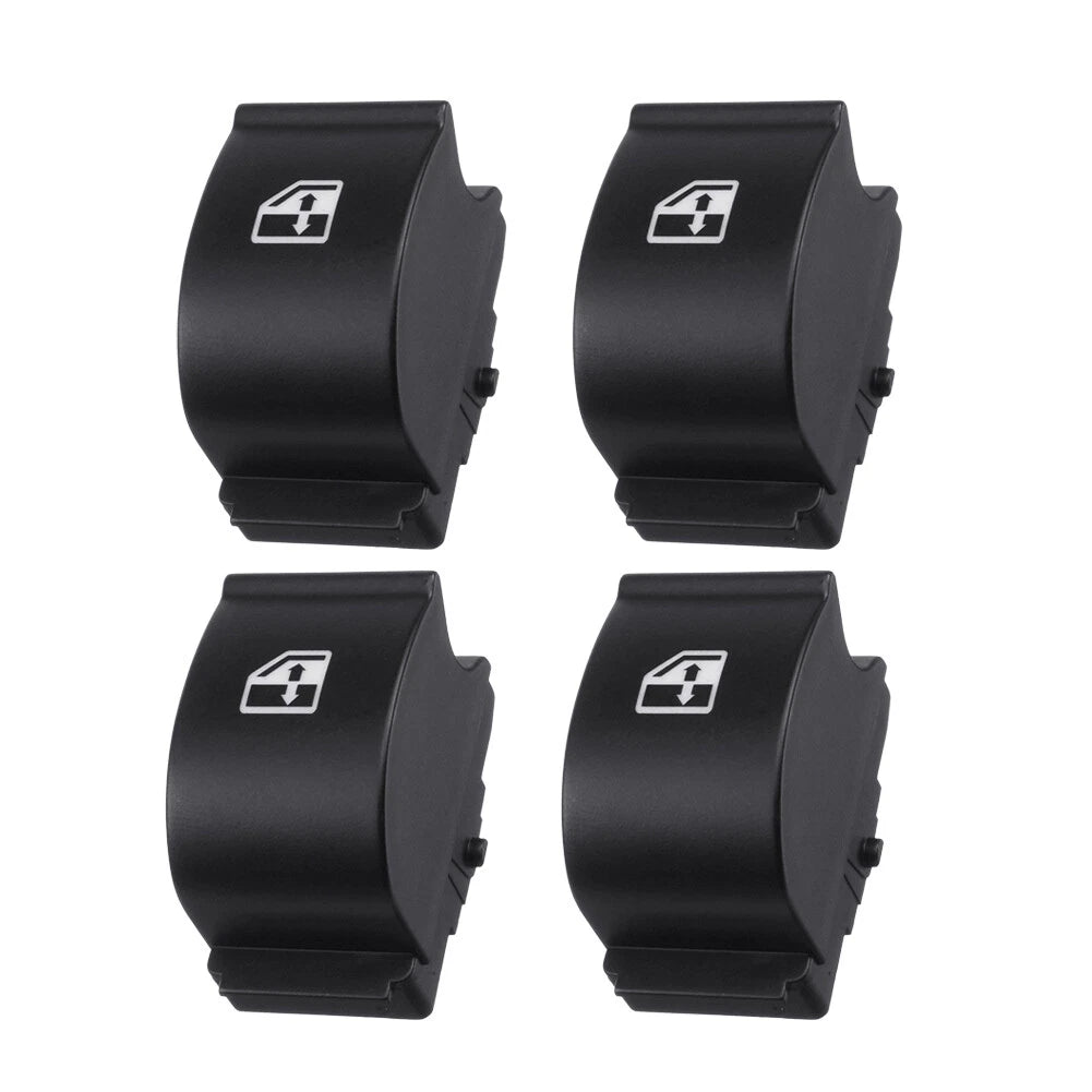 4 x Window Switch Repair Button Cover Caps for Fiat Peugeot Citroen