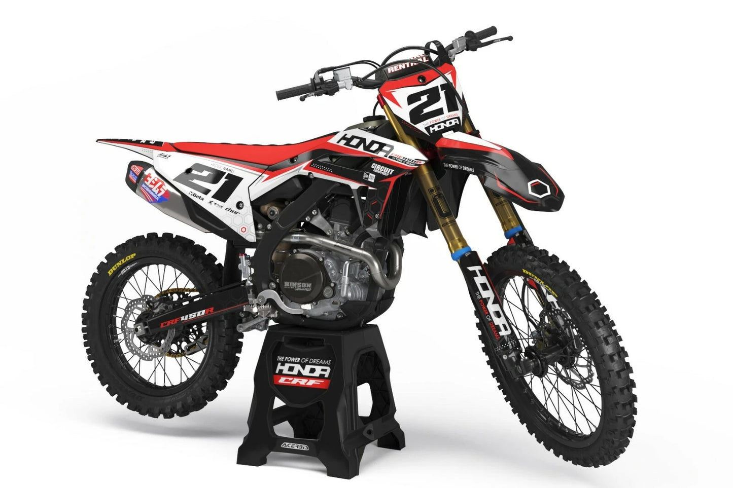 Custom Graphics Full Kit for Honda CRF 110 (2019-2020) Stickers