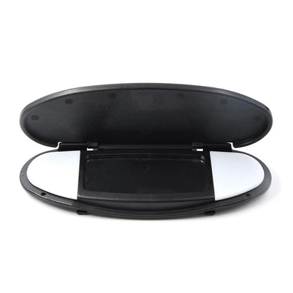 2 x Black Sun Visor Vanity Mirror Covers for BMW MINI Cooper R55 R56 R60 (2007-2015)