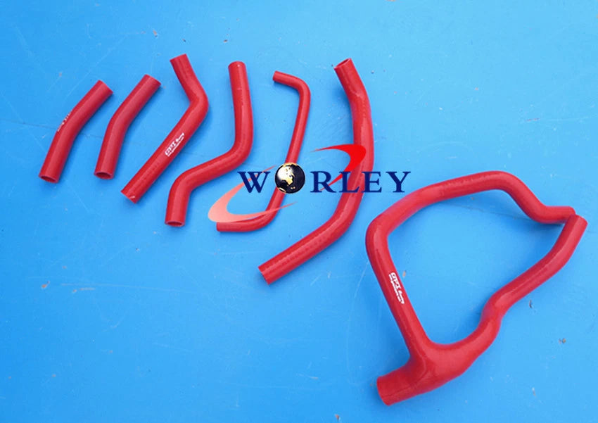 Blue Silicone Radiator Hose for Honda XRV750 Africa Twin (1990-2003)