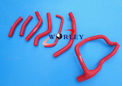 Blue Silicone Radiator Hose for Honda XRV750 Africa Twin (1990-2003)