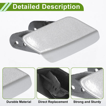 Front Right Washer Nozzle Cover for BMW 320i (2006-2013) Silver Tone