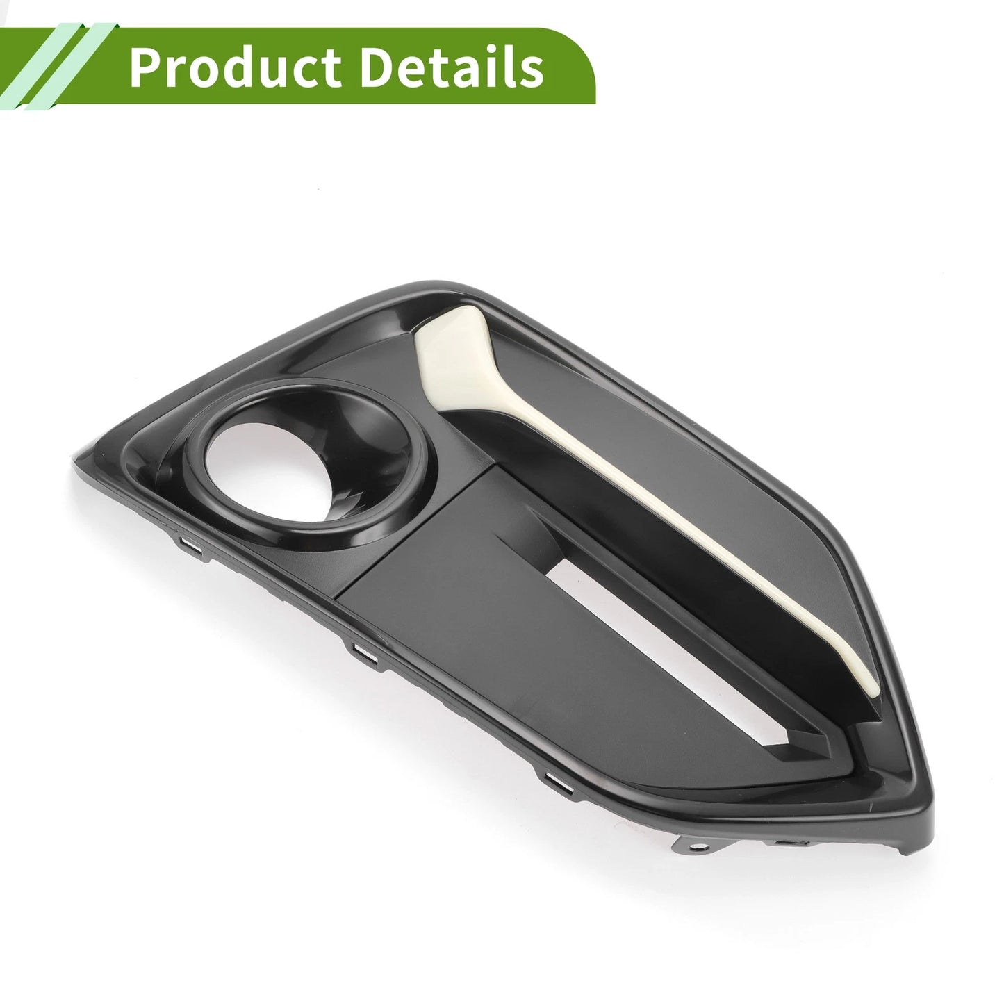 Right Front Fog Light Grill for Honda Civic Hatchback (2016-2021)