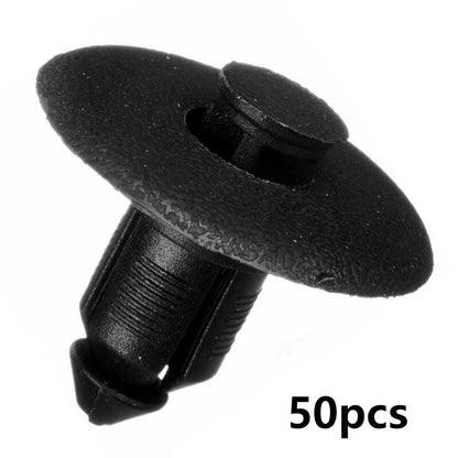 50pcs Nylon Cowl Push Type Retainer Clips for Ford Lincoln