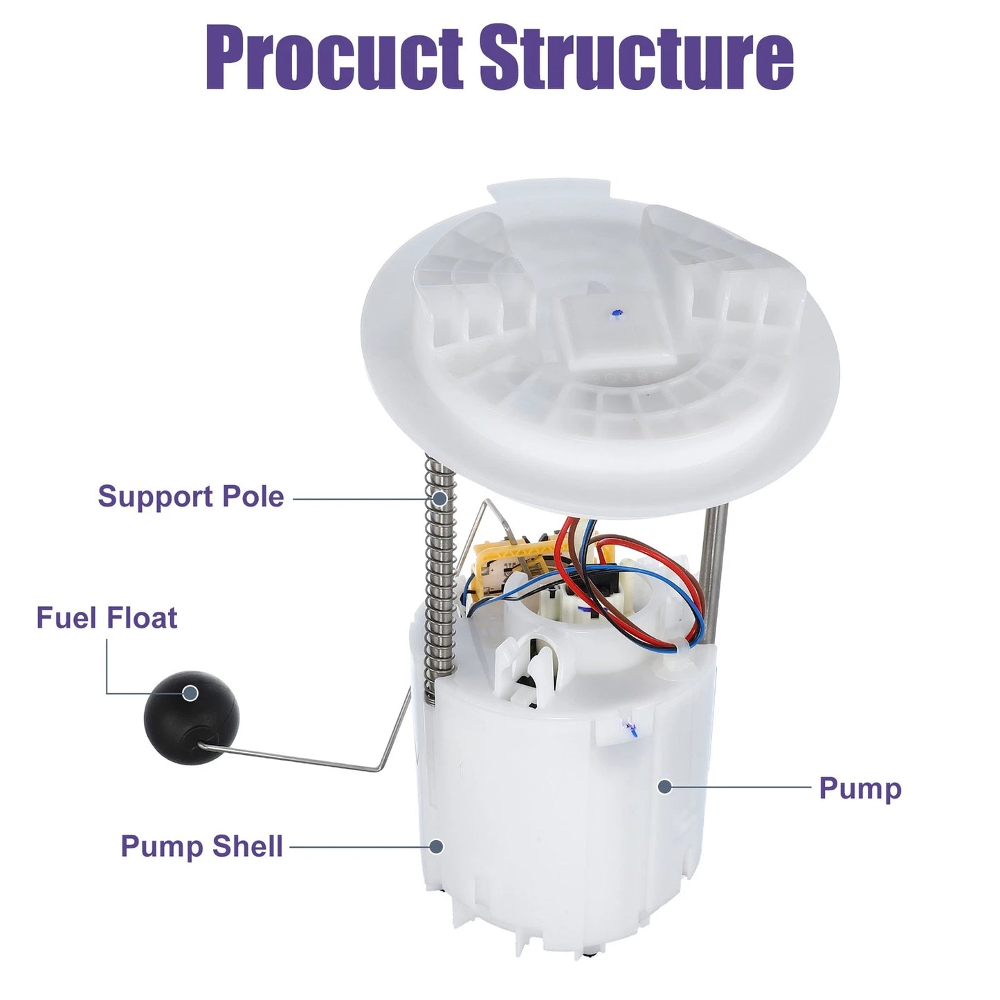 Electric Fuel Pump Assembly for Dodge Challenger 3.5L 5.7L (2008-2023)
