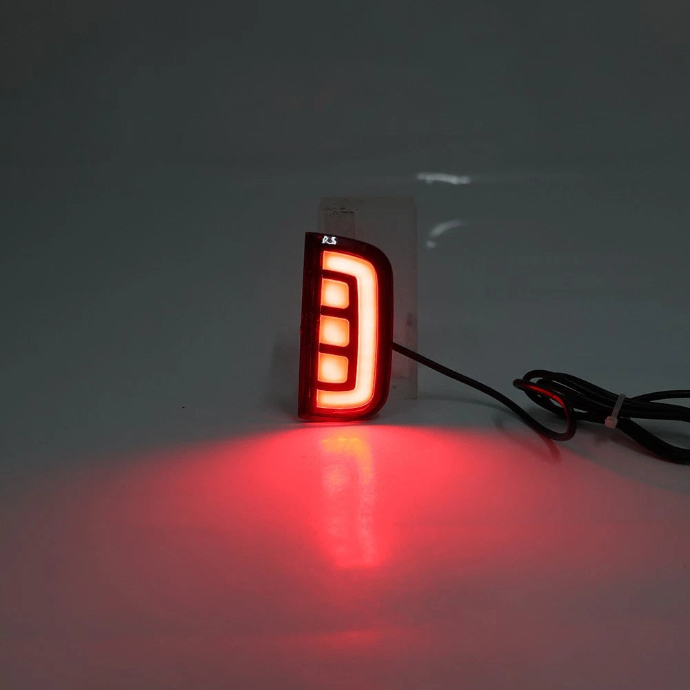 Rear Bumper Reflector Tail Brake Marker Lights for Honda Civic (2016-2021)