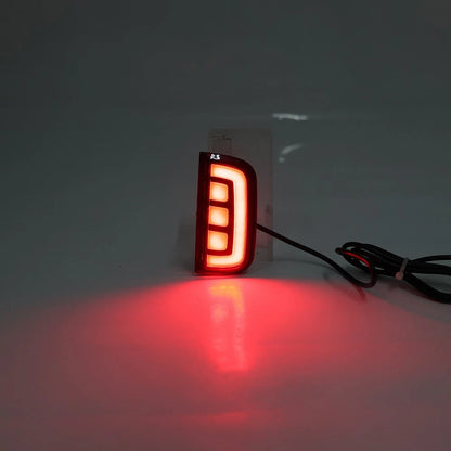 Rear Bumper Reflector Tail Brake Marker Lights for Honda Civic (2016-2021)