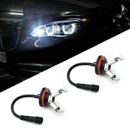 Pair H8 Angel Eyes Light for E60 E61 E71 E70 LCI E90 E91 X5 X6 Z4 E92 X1