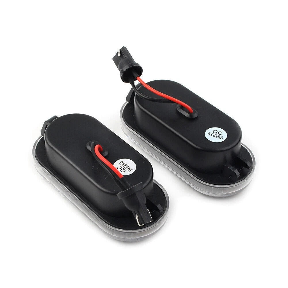 2 x Side LED Marker Amber Turn Signal Lights for Volkswagen VW Bora Golf