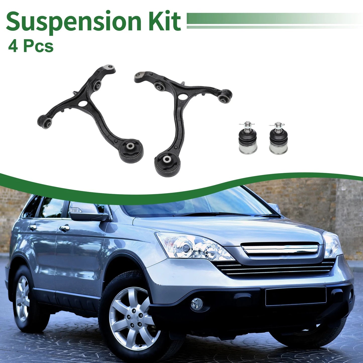 4pcs Front Suspension Kit Control Arm Ball Joints for Honda Accord (2003-2007)