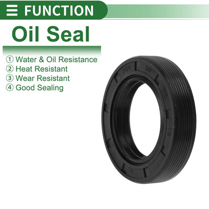 Oil Seal 30x48x10mm NBR Rubber Black for Make Model