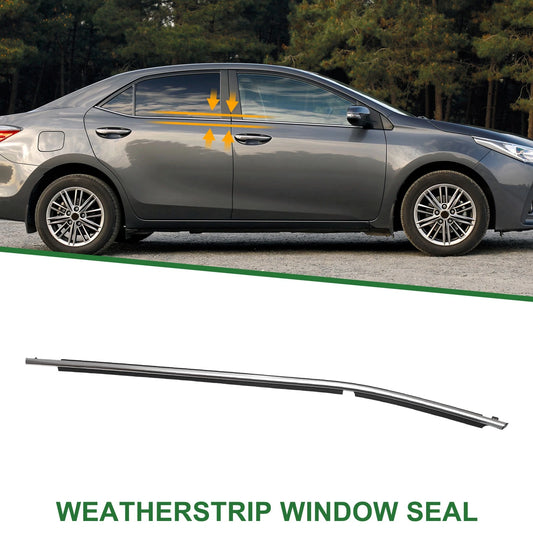 1pc Rear Right Weatherstrip Window Seal for Toyota Corolla (2014–2018)