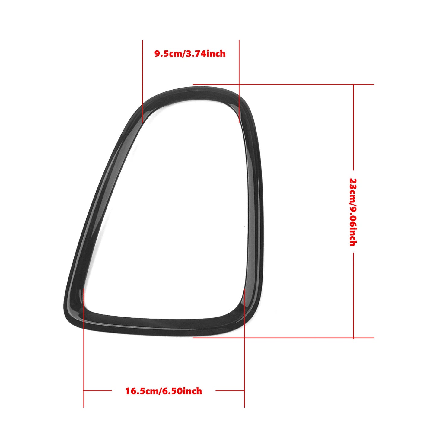Taillight Frame Trim for Mini Cooper R55 R56 R57 (2007-2015) Gloss Black