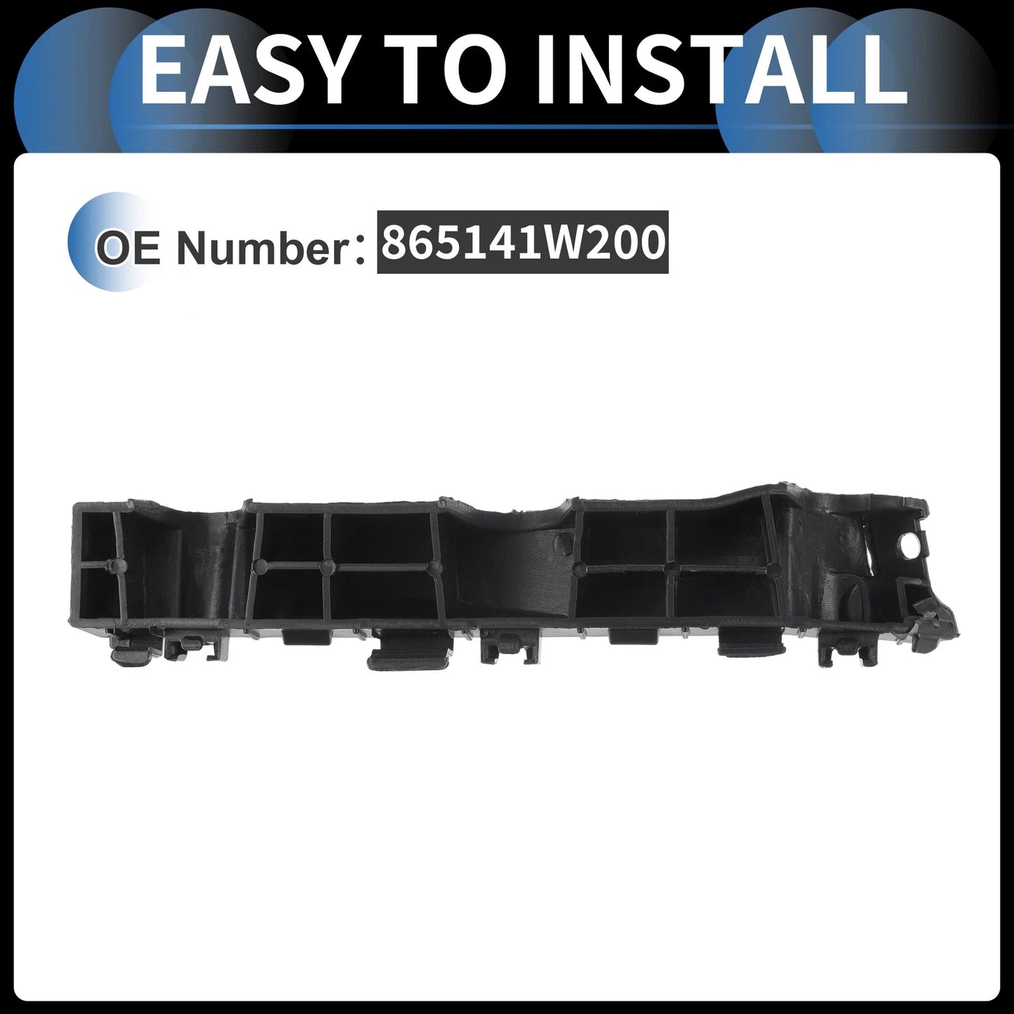 Right Front Bumper Retainer Bracket for Kia Rio (2012-2017)