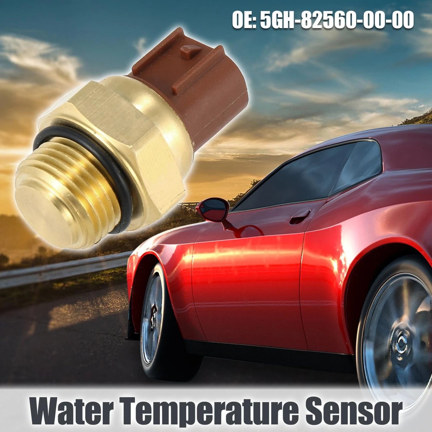 2 x Engine Water Coolant Temperature Sensor for Yamaha