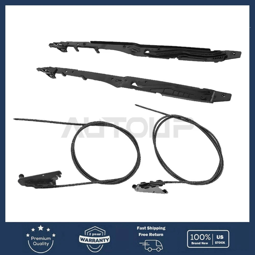 Sunroof Glass Cables+Track Assembly Repair for Ford F-150 (2015–2020)