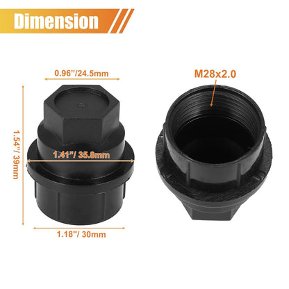 24pcs Wheel Lug Nut Caps Covers for GMC Sierra 1500 2500