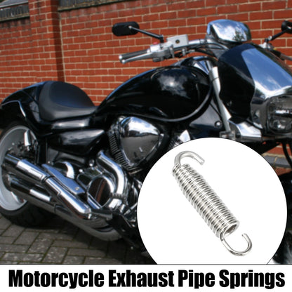 6 x 58mm / Muffler Exhaust Pipe Spring Universal Silver Tone / for Make Model
