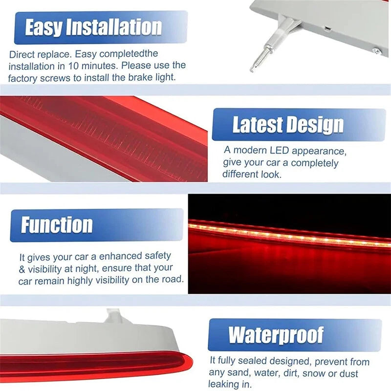 Red 3rd Brake Light for BMW 1 Series E82 E88 128i 135i (2007-2013)