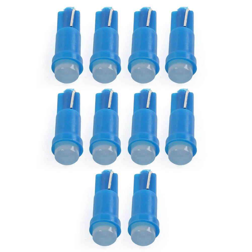 Blue Light T5 1 SMD Dashboard Gauge Lamp Bulb for Car