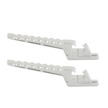 Silver Passenger Footpeg Extensions for Surron Light Bee X/S X/L1E (2020-2023)
