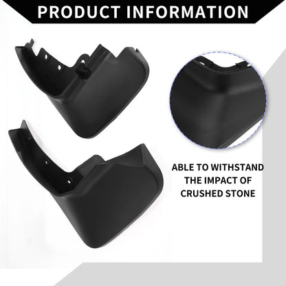 Front & Rear Mud Flap Splash Guards for Ford Edge (2015-2018)