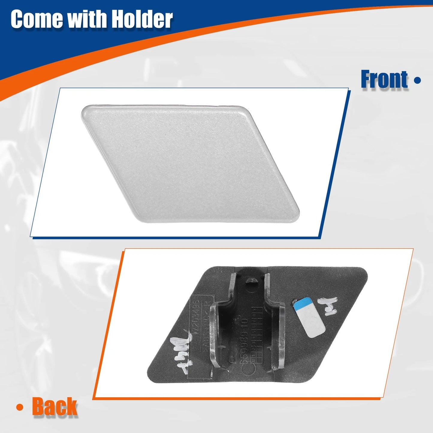 Right Side Front Bumper Washer Nozzle Cover for BMW 3 Series (2007-2013)
