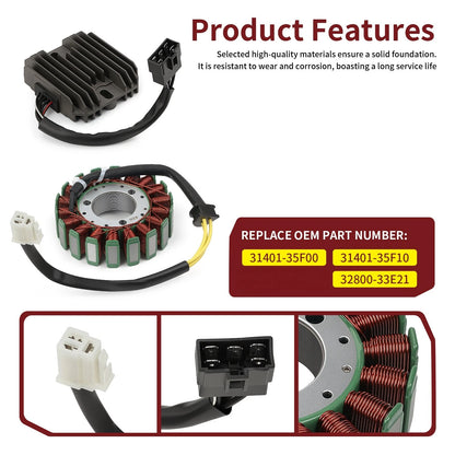 2 x Magneto Stator Voltage Rectifier for Suzuki GSXR600/GSXR750 (2001–2003)