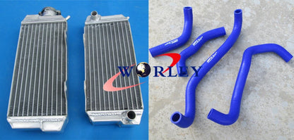 Aluminum Radiator + Black Hose for Honda ATC250R (1985-1986)