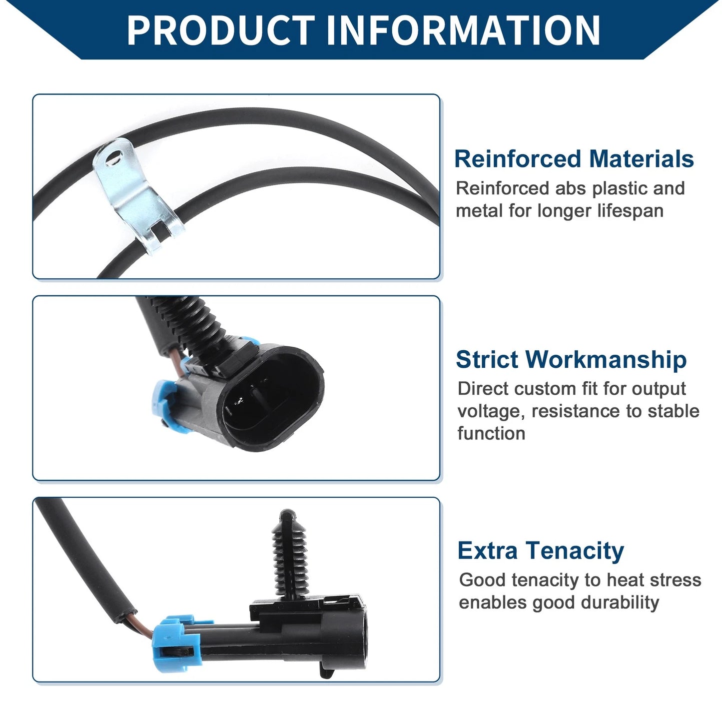 ABS Wheel Speed Sensor for Chevrolet C3500