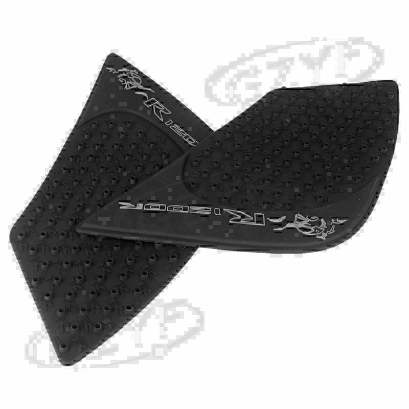 Moto Traction Tank Pads Side Knee Grips for BMW R1200R (2015-2017) Black