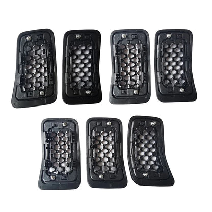 Black Front Grill Mesh Covers for Jeep Cherokee (2019-2022)
