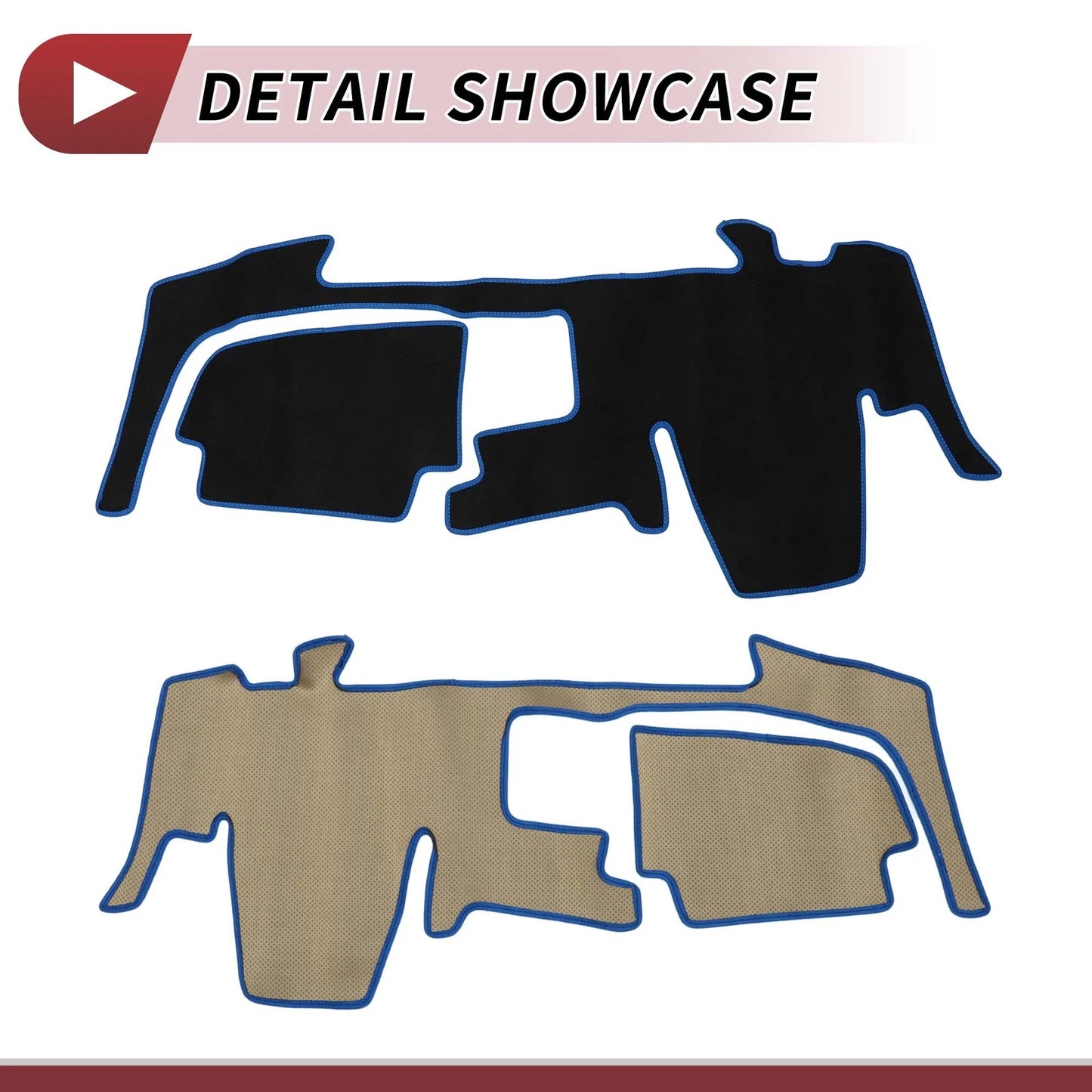 Dashboard Cover Mat for Nissan 40 Series B44A (2020-2024) Black Blue
