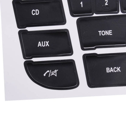 A/C & Radio Stereo Button Repair Decal Set for Opel Astra (2010-2015)