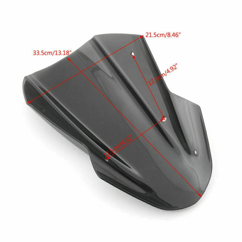 ABS Windshield Screen with Bracket for Kawasaki Z650 (2017-2019)